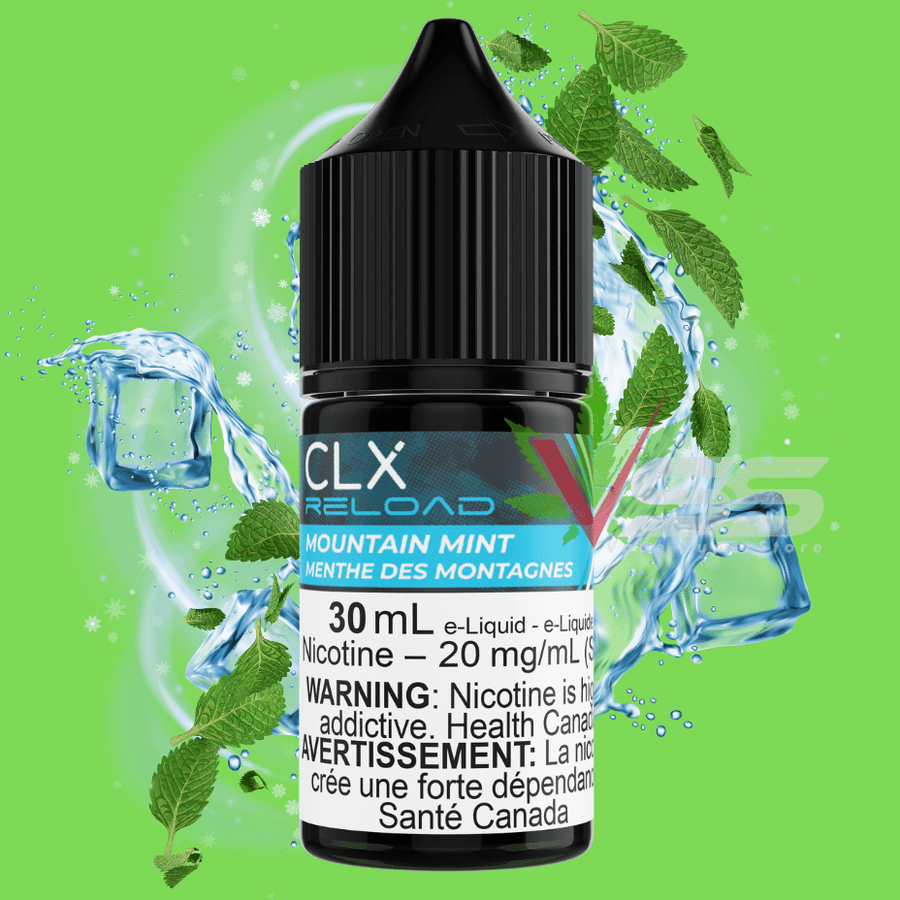 Mountain Mint Salt by CLX Reload E-Liquid Steinbach Vape SuperStore and Bong Shop Manitoba Canada