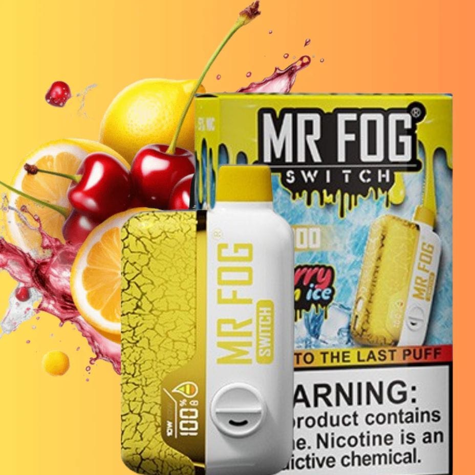 Mr Fog Switch 15K Disposable Vape-Cherry Lemon 15000 Puffs Steinbach Vape SuperStore and Bong Shop Manitoba Canada