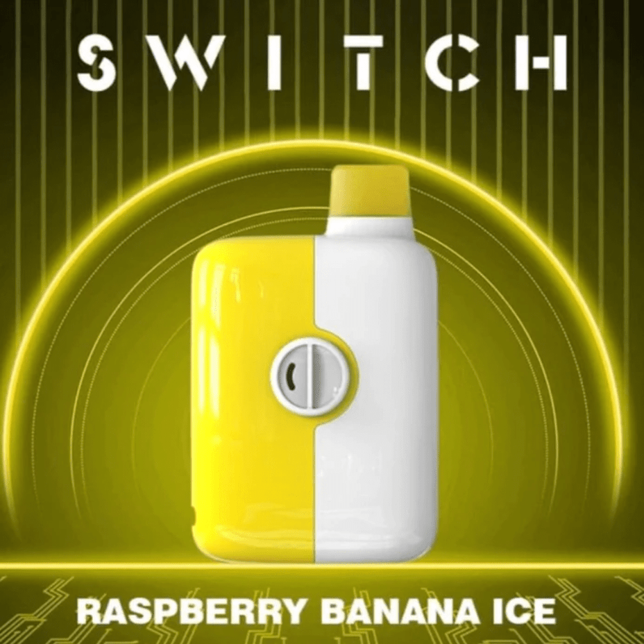 Mr Fog Switch 5500 Disposable-Banana Raspberry Ice 5500 Puffs / 20mg Steinbach Vape SuperStore and Bong Shop Manitoba Canada