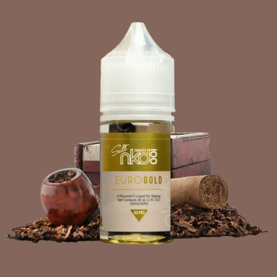 Naked 100 Salt-Euro Gold 30ml / 12mg Steinbach Vape SuperStore and Bong Shop Manitoba Canada