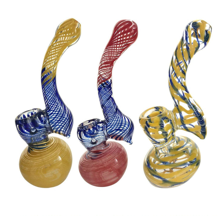 Nice Glass Sherlock Bubbler Inside Out-7” Steinbach Vape SuperStore and Bong Shop Manitoba Canada