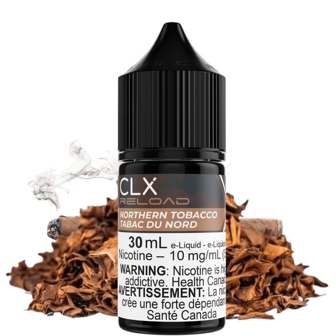 Northern Tobacco Salt by CLX Reload E-Liquid 30mL / 10mg Steinbach Vape SuperStore and Bong Shop Manitoba Canada