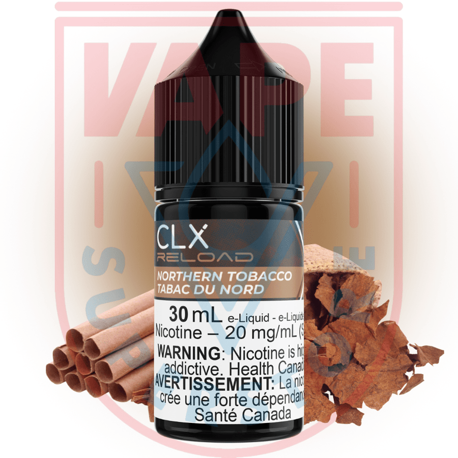 Northern Tobacco Salt by CLX Reload E-Liquid Steinbach Vape SuperStore and Bong Shop Manitoba Canada