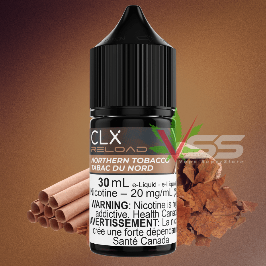 Northern Tobacco Salt by CLX Reload E-Liquid Steinbach Vape SuperStore and Bong Shop Manitoba Canada