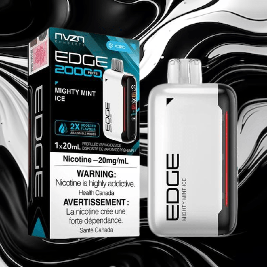 NVZN Edge 20K Disposable Vape-Mighty Mint Ice 20000 Puffs / 20mg Steinbach Vape SuperStore and Bong Shop Manitoba Canada