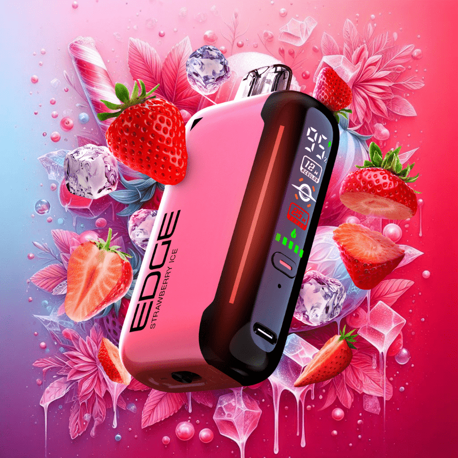 NVZN Edge 20K Disposable Vape-Strawberry Ice 20000 Puffs / 20mg Steinbach Vape SuperStore and Bong Shop Manitoba Canada