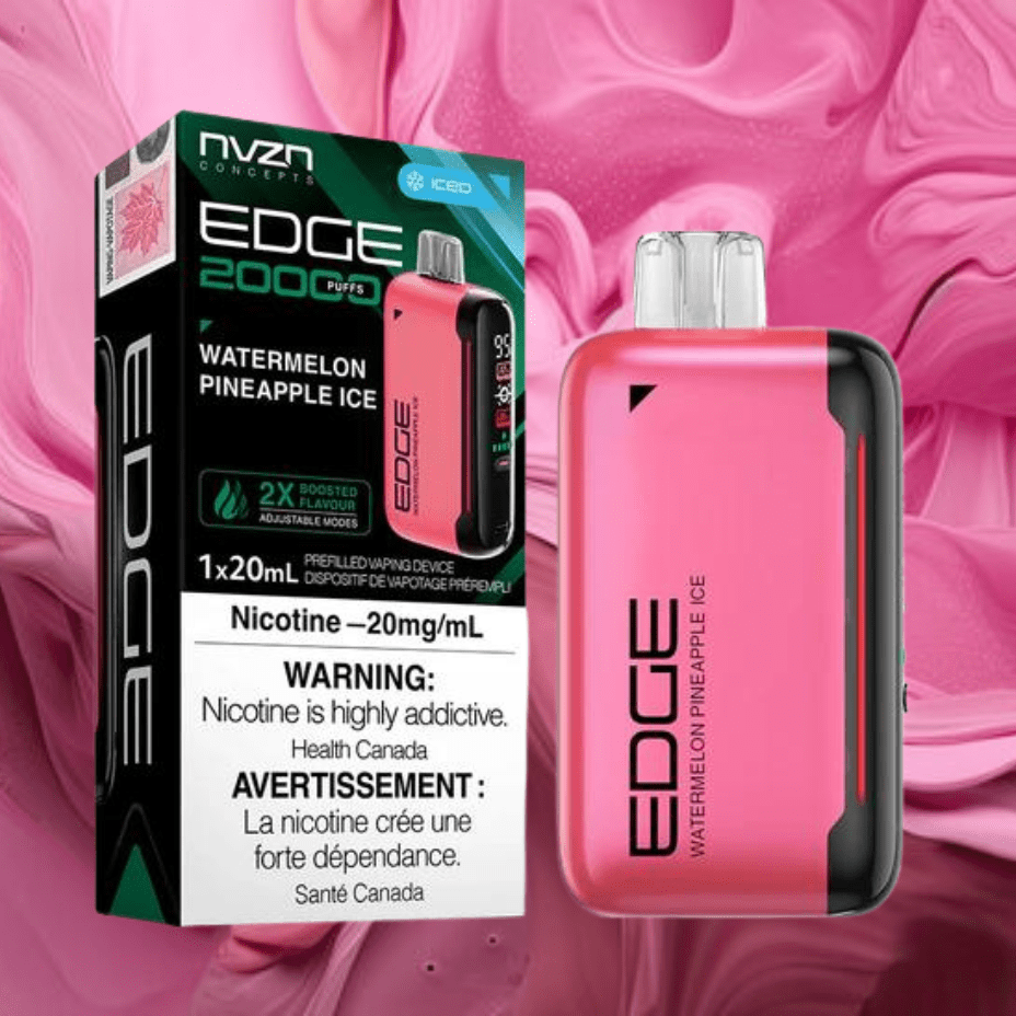 NVZN Edge 20K Disposable Vape-Watermelon Pineapple Ice 20000 Puffs / 20mg Steinbach Vape SuperStore and Bong Shop Manitoba Canada