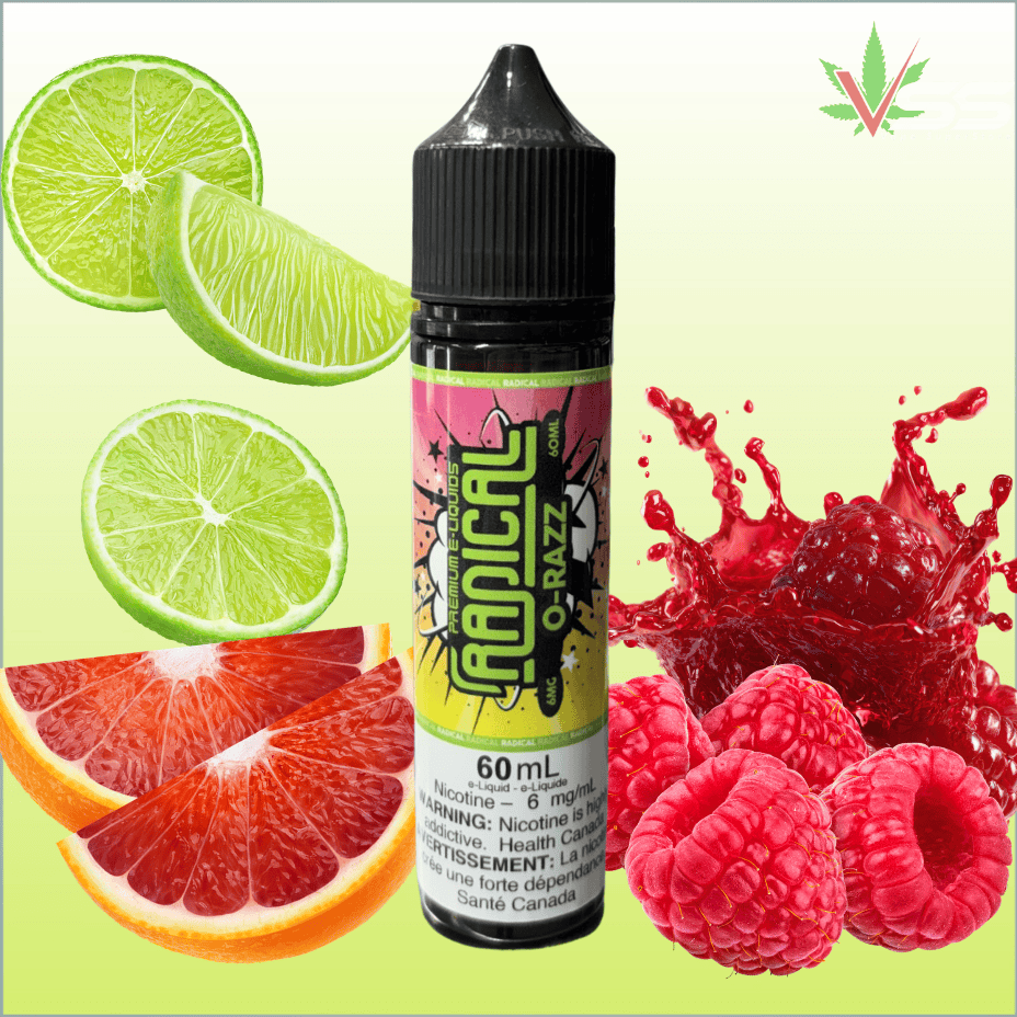 O-Razz by Radical E-liquid-60ml Steinbach Vape SuperStore and Bong Shop Manitoba Canada
