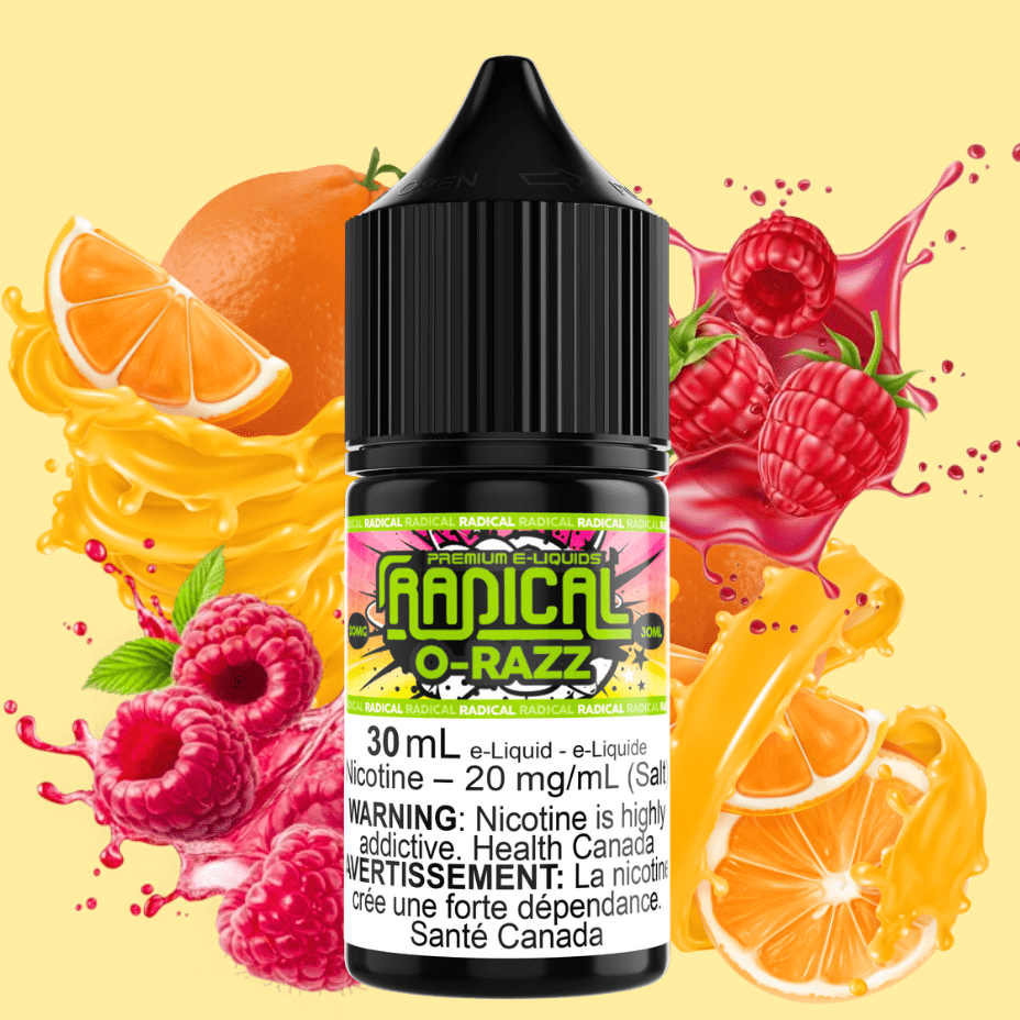 O-Razz Salt Nic by Radical E-liquid 30mL / 12mg Steinbach Vape SuperStore and Bong Shop Manitoba Canada