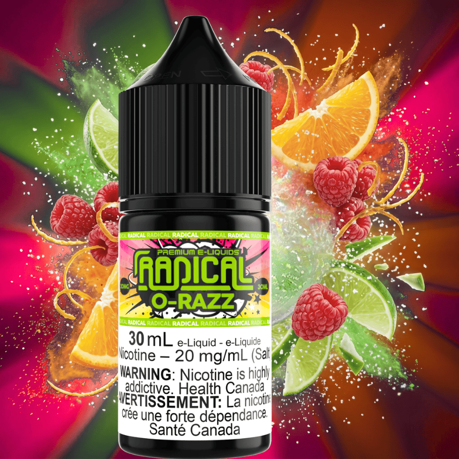 O-Razz Salt Nic by Radical E-liquid 30mL / 12mg Steinbach Vape SuperStore and Bong Shop Manitoba Canada