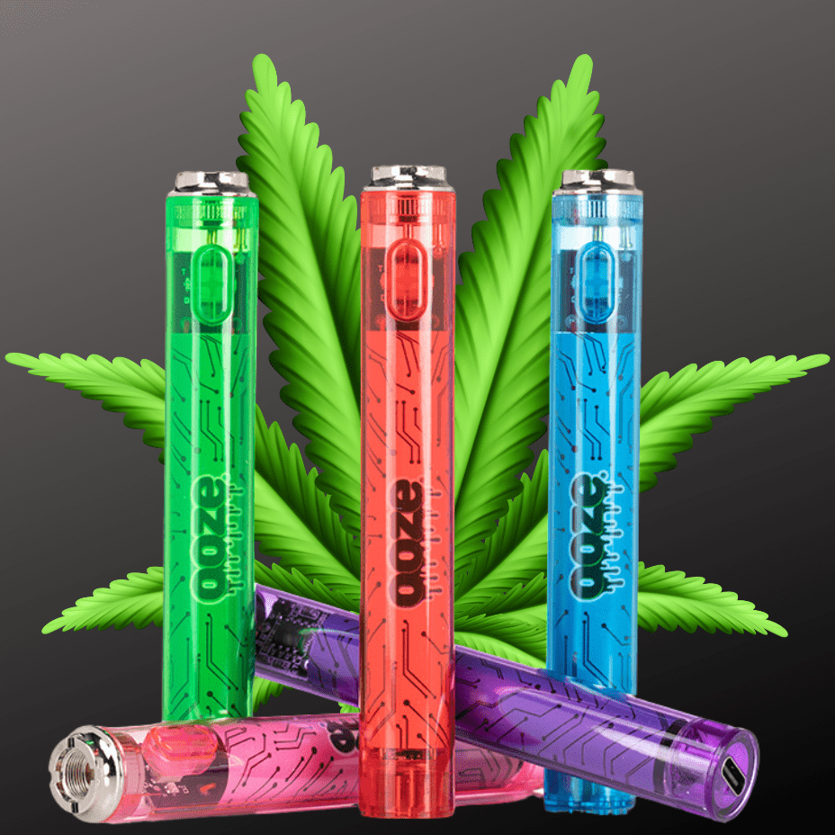 Ooze Slim Transparent Series 510 Battery Steinbach Vape SuperStore and Bong Shop Manitoba Canada