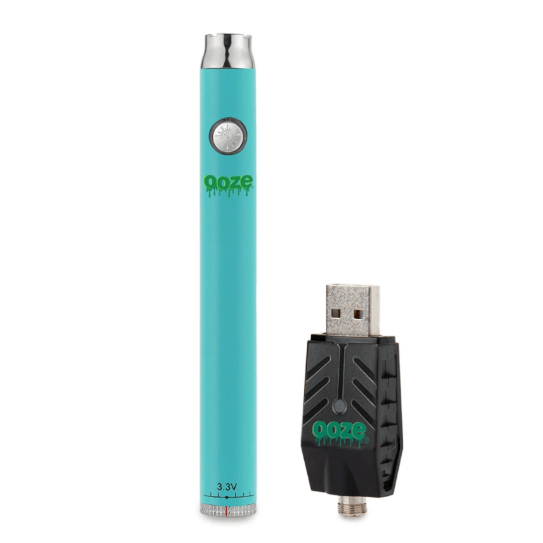 OOZE Slim Twist 510 Adjustable Battery 320mAh / Aqua Teal Steinbach Vape SuperStore and Bong Shop Manitoba Canada