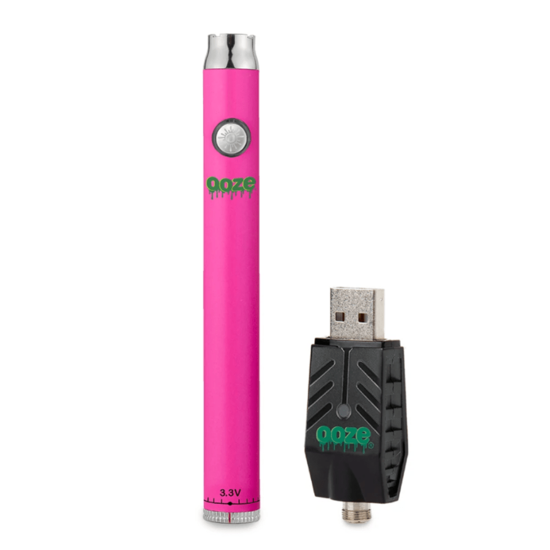 OOZE Slim Twist 510 Adjustable Battery 320mAh / Atomic Pink Steinbach Vape SuperStore and Bong Shop Manitoba Canada
