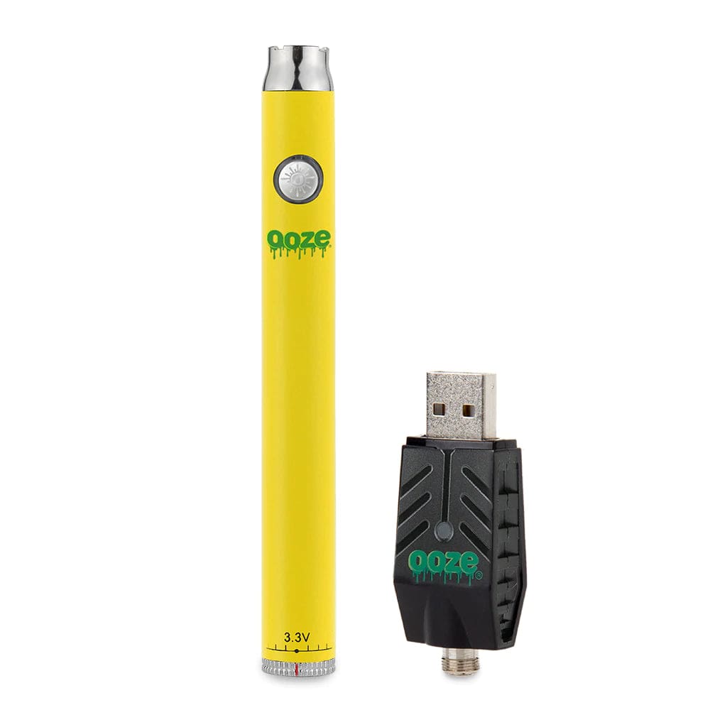 OOZE Slim Twist 510 Adjustable Battery 320mAh / Mellow Yellow Steinbach Vape SuperStore and Bong Shop Manitoba Canada
