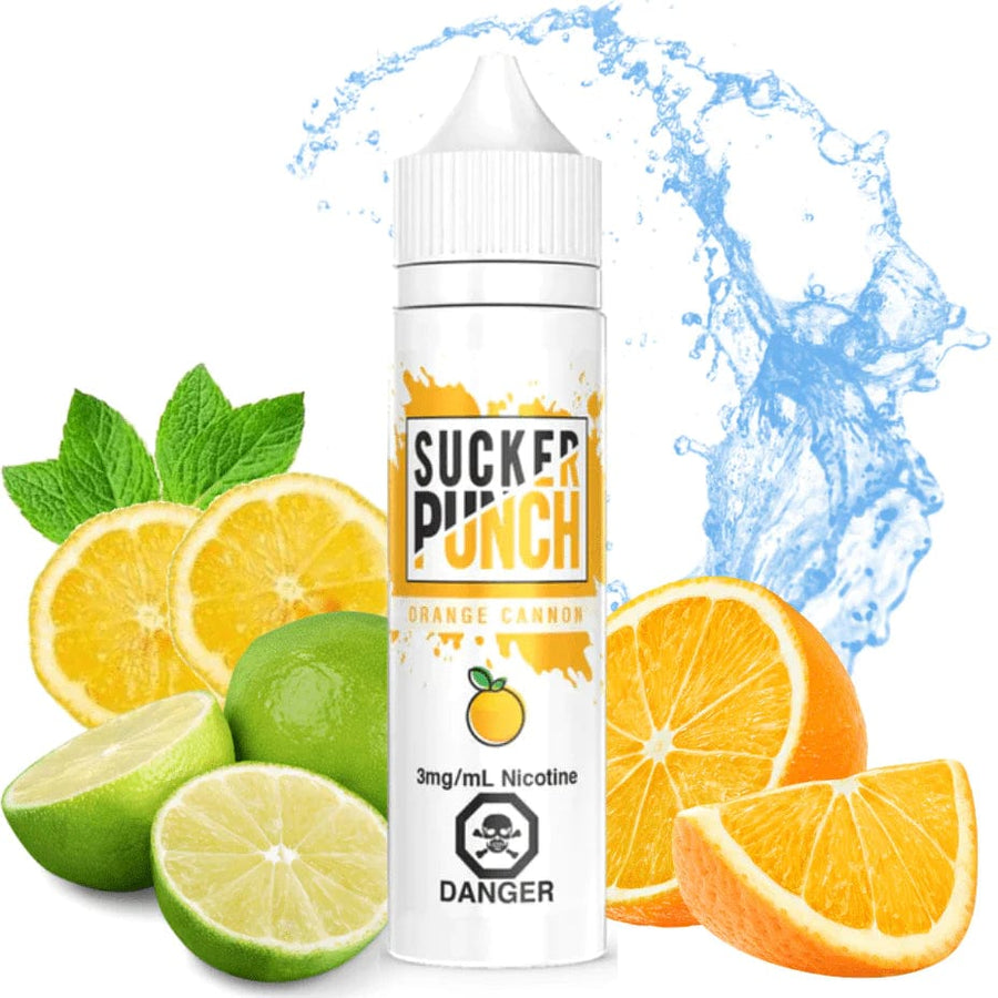 Orange Cannon by Sucker Punch E-Liquid 60mL / 0mg Steinbach Vape SuperStore and Bong Shop Manitoba Canada
