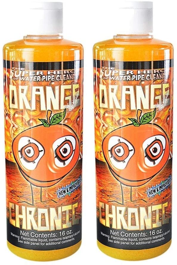 Orange Chronic Orange Chronic 16oz Cleaner 16oz Orange Chronic 16oz Cleaner-Steinbach Vape & Bong