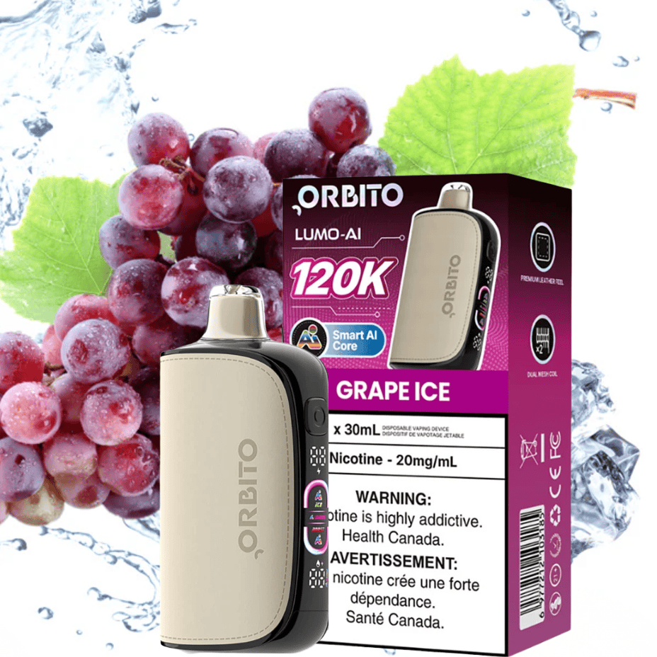Orbito Lumo-AI 120K Disposable Vape-Grape Ice Steinbach Vape SuperStore and Bong Shop Manitoba Canada