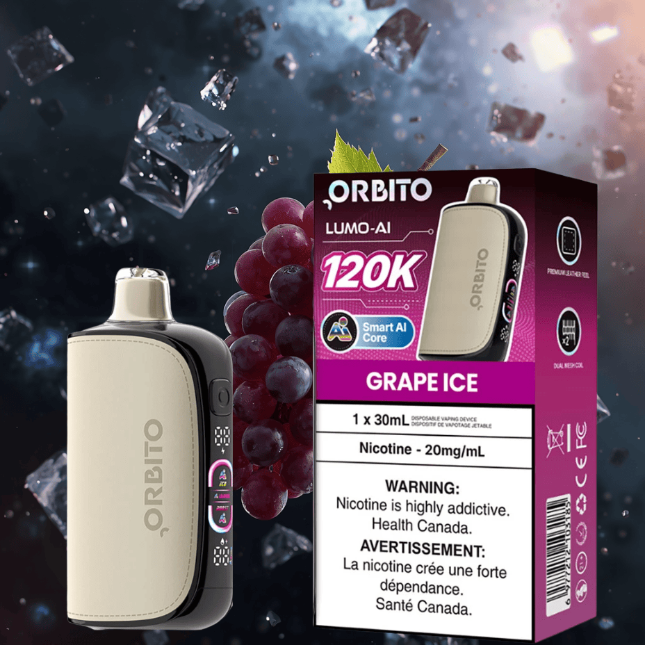 Orbito Lumo-AI 120K Disposable Vape-Grape Ice Steinbach Vape SuperStore and Bong Shop Manitoba Canada