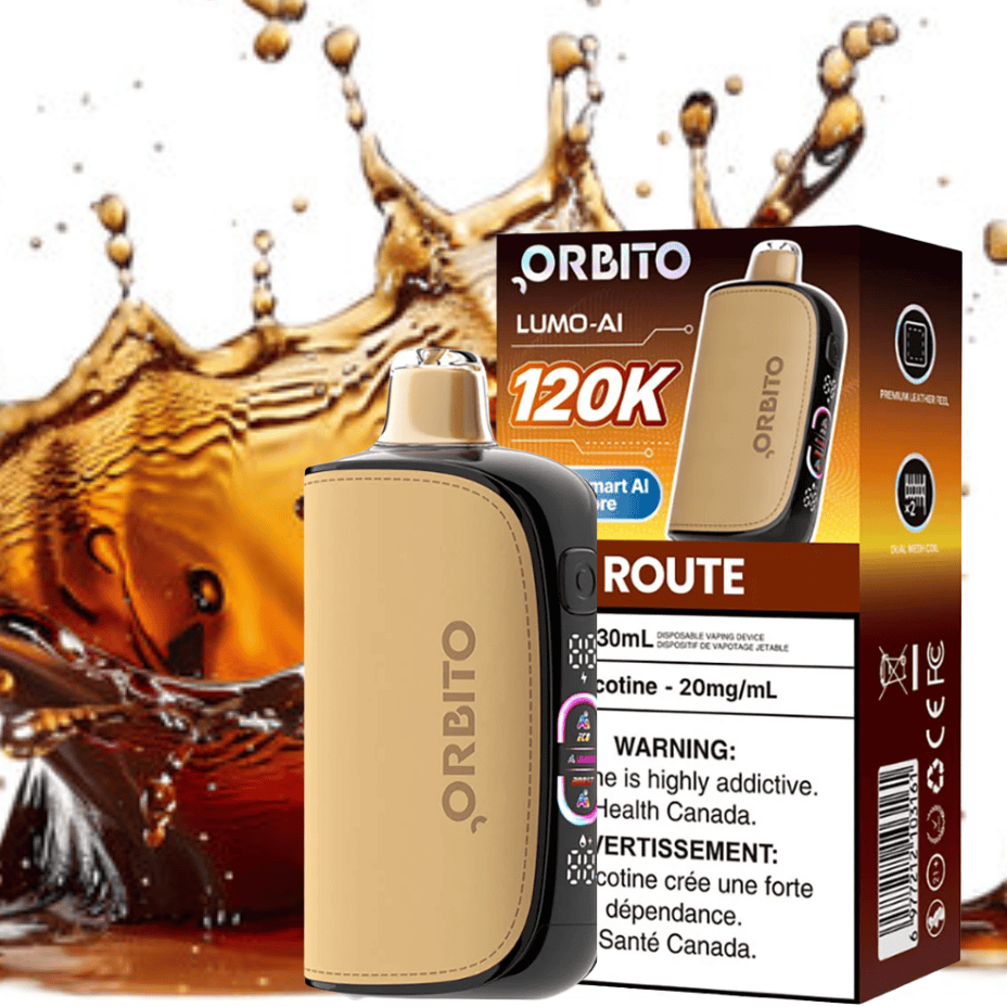 Orbito Lumo-AI 120K Disposable Vape-Route Steinbach Vape SuperStore and Bong Shop Manitoba Canada