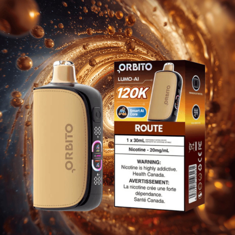 Orbito Lumo-AI 120K Disposable Vape-Route Steinbach Vape SuperStore and Bong Shop Manitoba Canada
