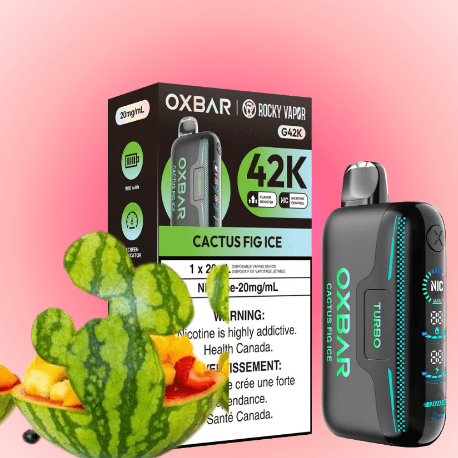 Oxbar G42k Disposable Vape - Cactus Fig Ice 20mg / 42000 Steinbach Vape SuperStore and Bong Shop Manitoba Canada
