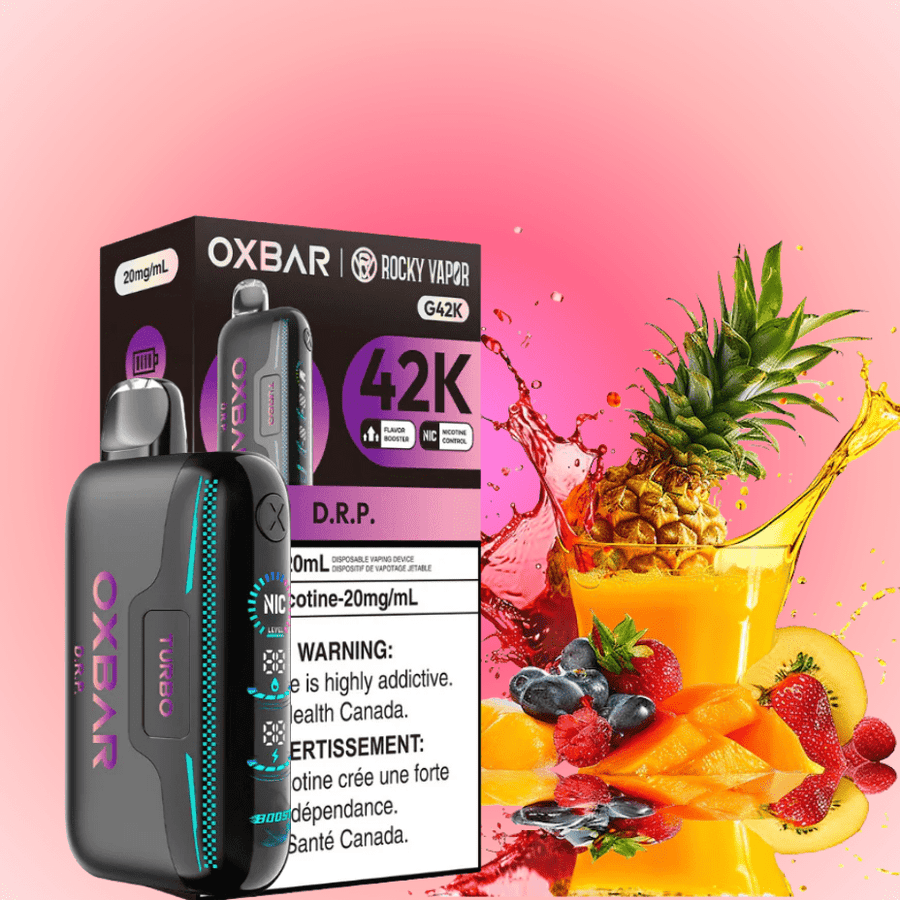 Oxbar G42k Disposable Vape - D.R.P. 20mg / 42000 Steinbach Vape SuperStore and Bong Shop Manitoba Canada