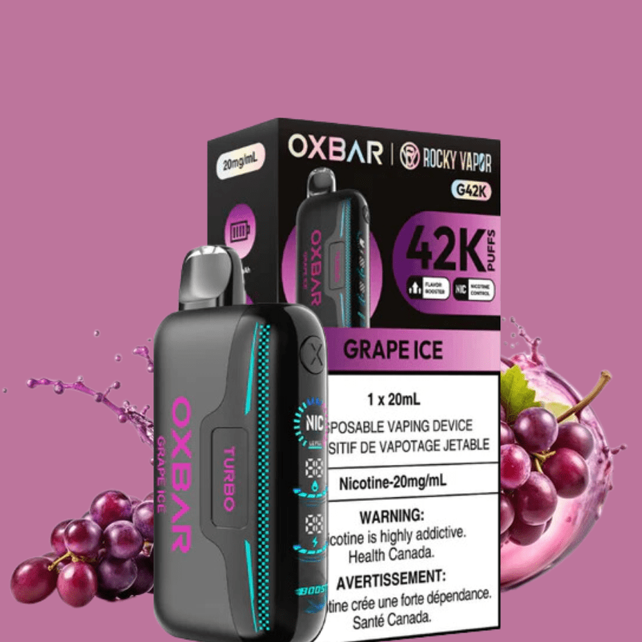 Oxbar G42k Disposable Vape-Grape Ice Steinbach Vape SuperStore and Bong Shop Manitoba Canada