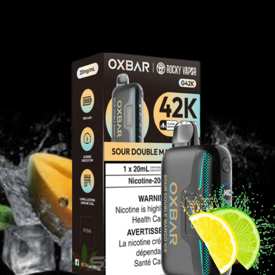 Oxbar G42k Disposable Vape - Sour Double Mango 20mg / 42000 Steinbach Vape SuperStore and Bong Shop Manitoba Canada