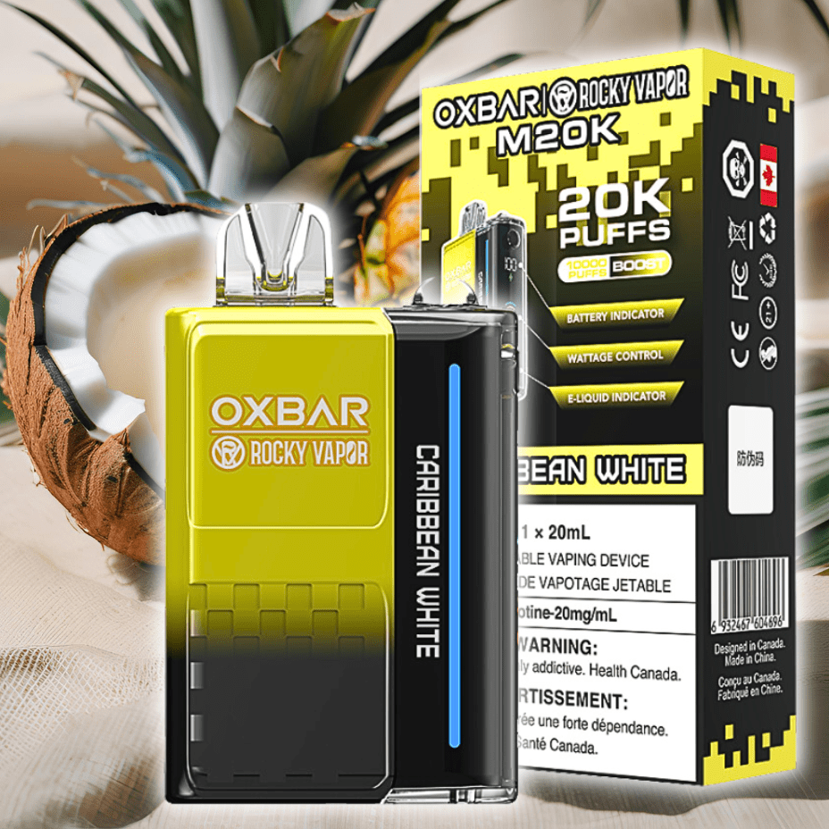 OXBAR M20K Disposable Vape - Caribbean White 20000 Steinbach Vape SuperStore and Bong Shop Manitoba Canada