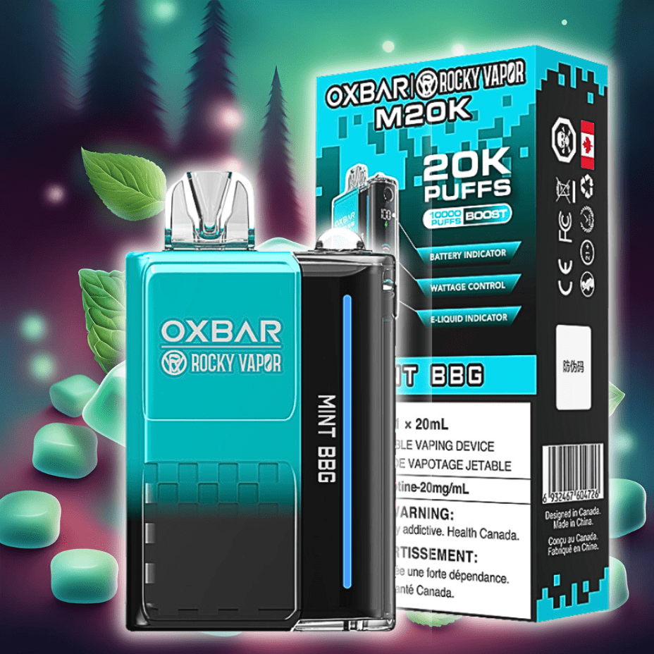 OXBAR M20K Disposable Vape - Mint BBG 20000 Steinbach Vape SuperStore and Bong Shop Manitoba Canada