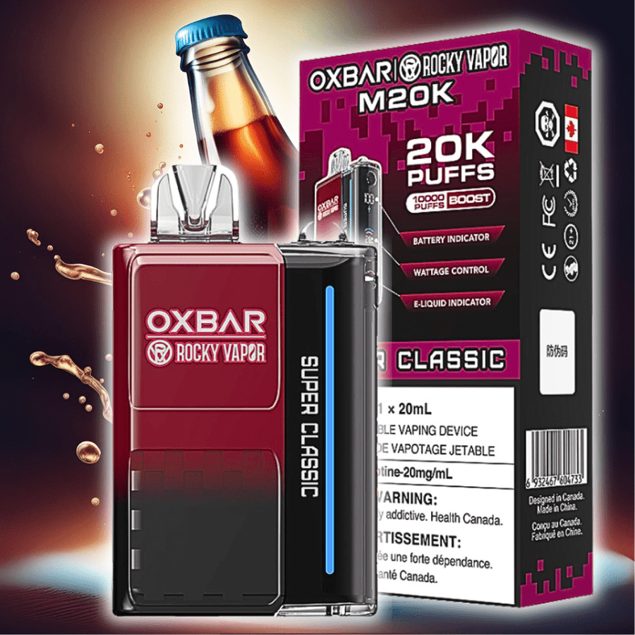 OXBAR M20K Disposable Vape - Super Classic 20000 Steinbach Vape SuperStore and Bong Shop Manitoba Canada