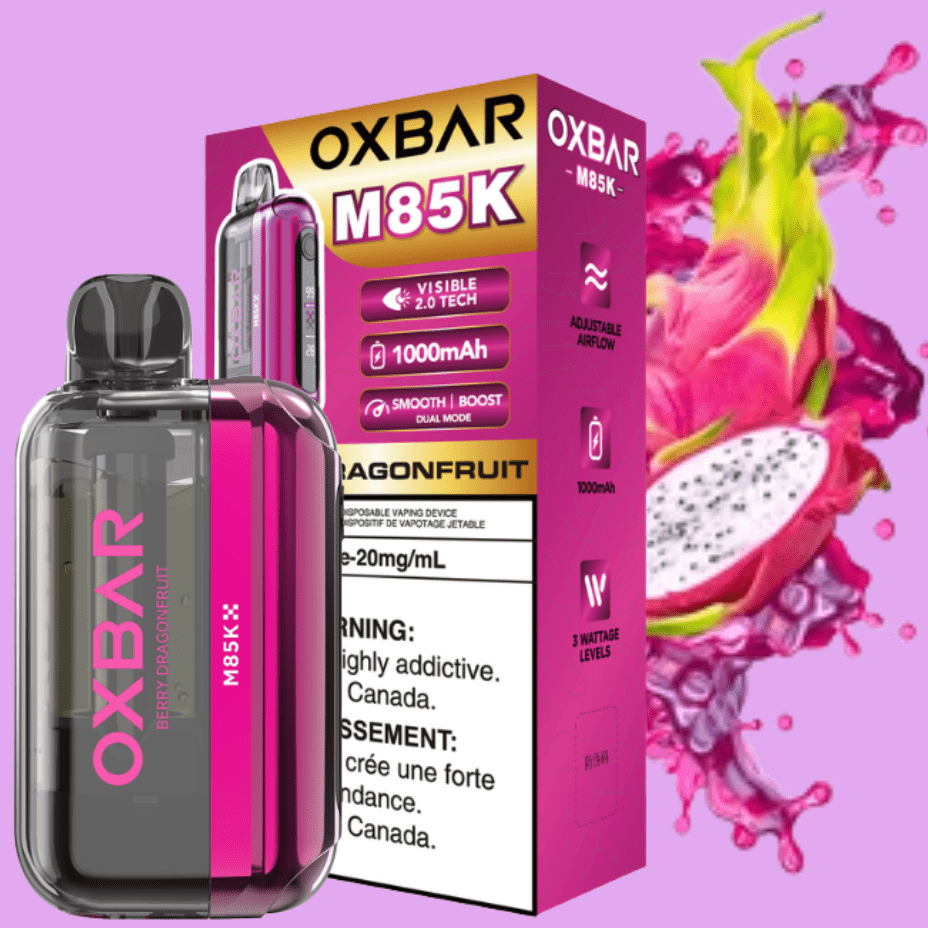 Oxbar M85K Disposable Vape - Berry Dragonfruit 20mg / 85000 Puffs Steinbach Vape SuperStore and Bong Shop Manitoba Canada