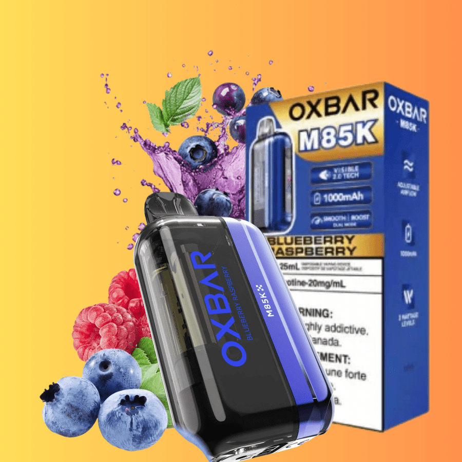 Oxbar M85K Disposable Vape - Blueberry Raspberry 20mg / 85000 Puffs Steinbach Vape SuperStore and Bong Shop Manitoba Canada