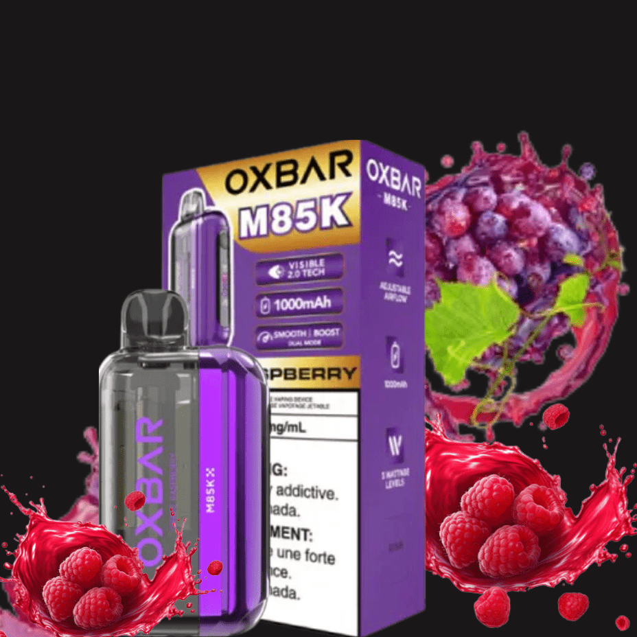 Oxbar M85K Disposable Vape - Grape Raspberry 20mg / 85000 Puffs Steinbach Vape SuperStore and Bong Shop Manitoba Canada