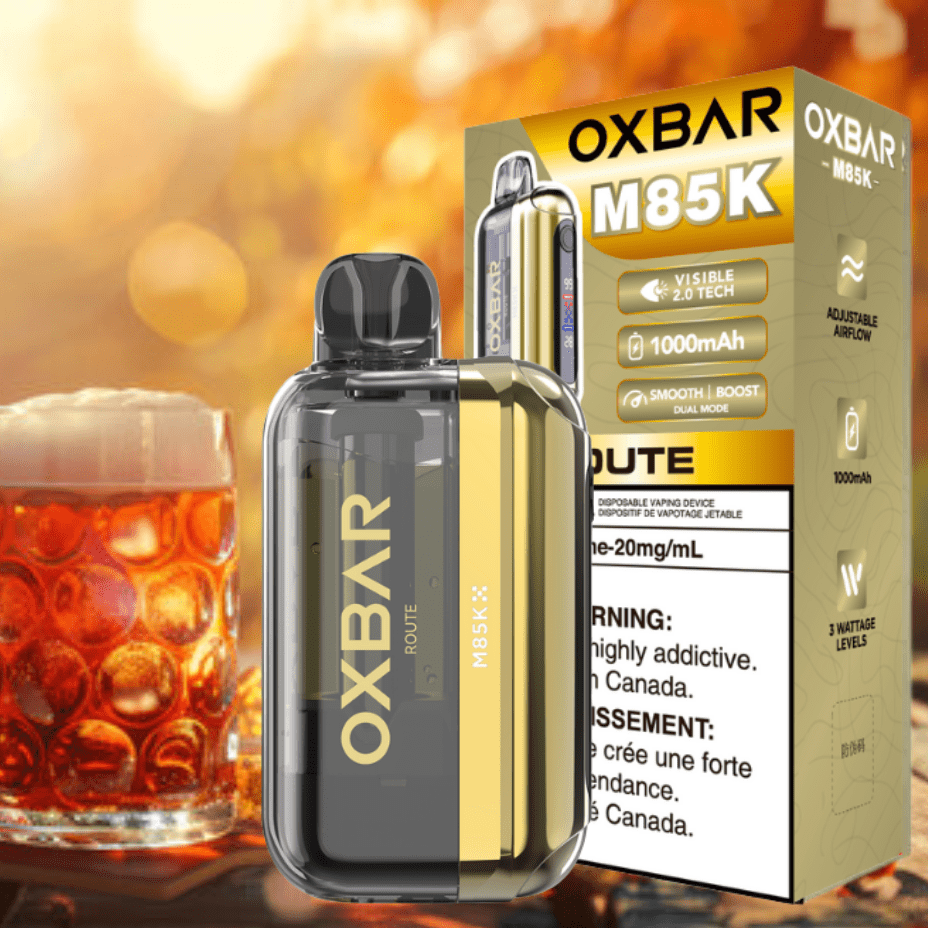 Oxbar M85K Disposable Vape - Route 20mg / 85000 Puffs Steinbach Vape SuperStore and Bong Shop Manitoba Canada