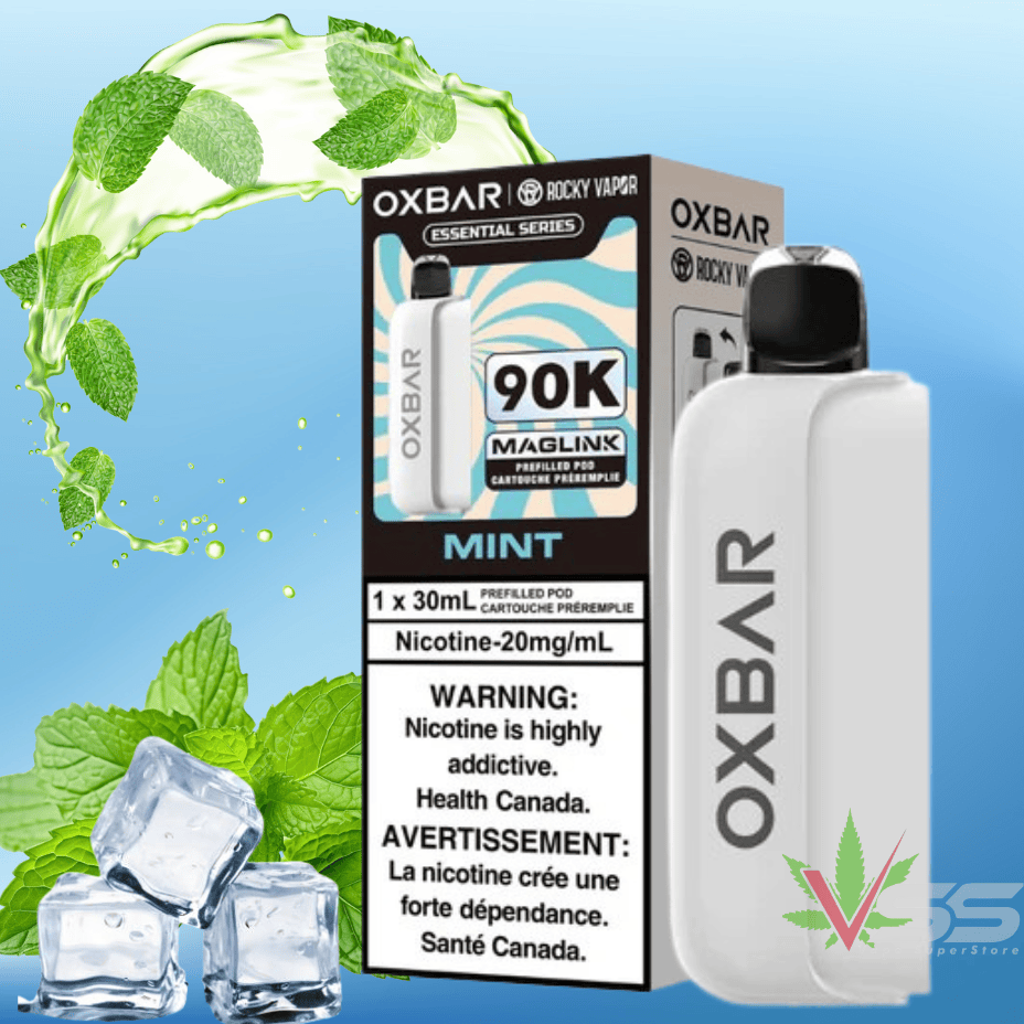 Oxbar Maglink 90K Closed Pods-Mint 20mg / 30ml Steinbach Vape SuperStore and Bong Shop Manitoba Canada
