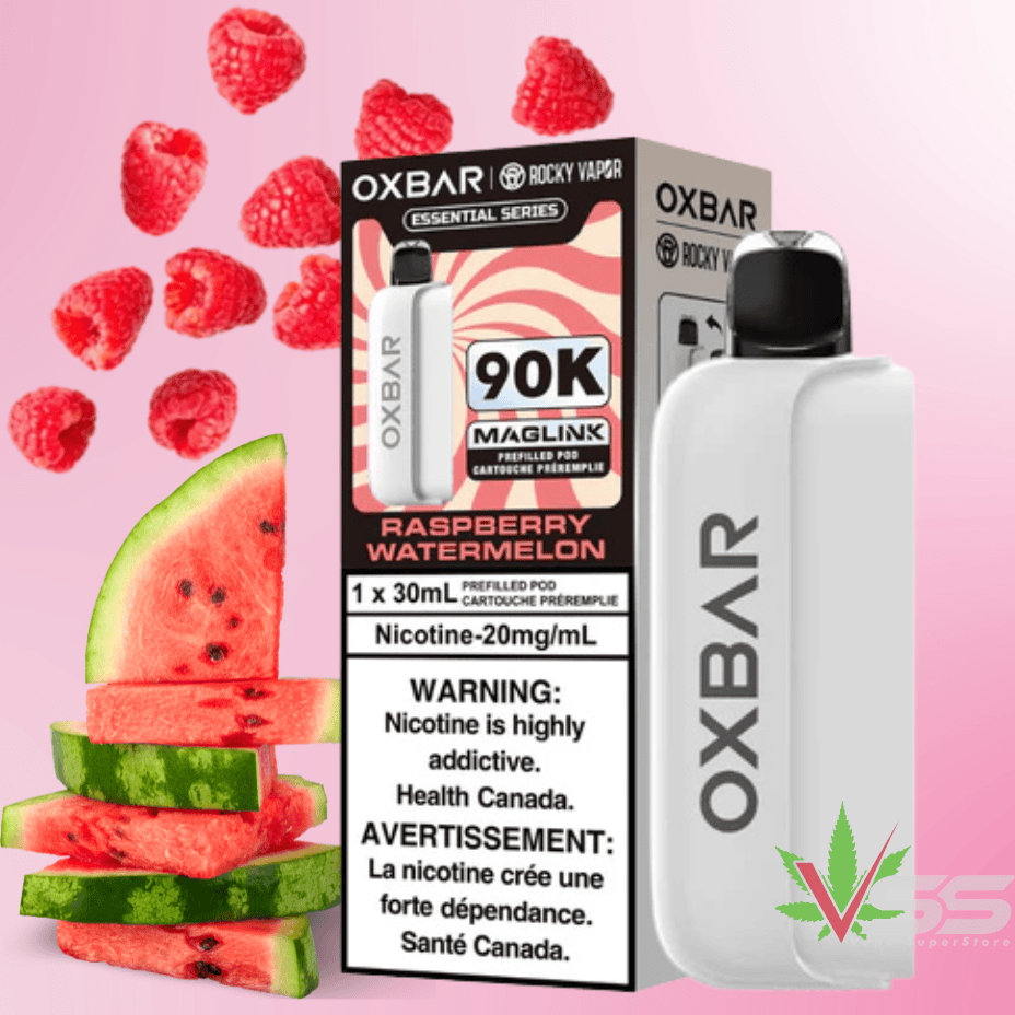 Oxbar Maglink 90K Closed Pods-Raspberry Watermelon 20mg / 30ml Steinbach Vape SuperStore and Bong Shop Manitoba Canada
