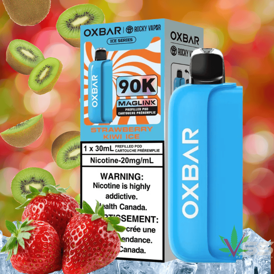 Oxbar Maglink 90K Closed Pods-Strawberry Kiwi Ice 30ml / 20mg Steinbach Vape SuperStore and Bong Shop Manitoba Canada
