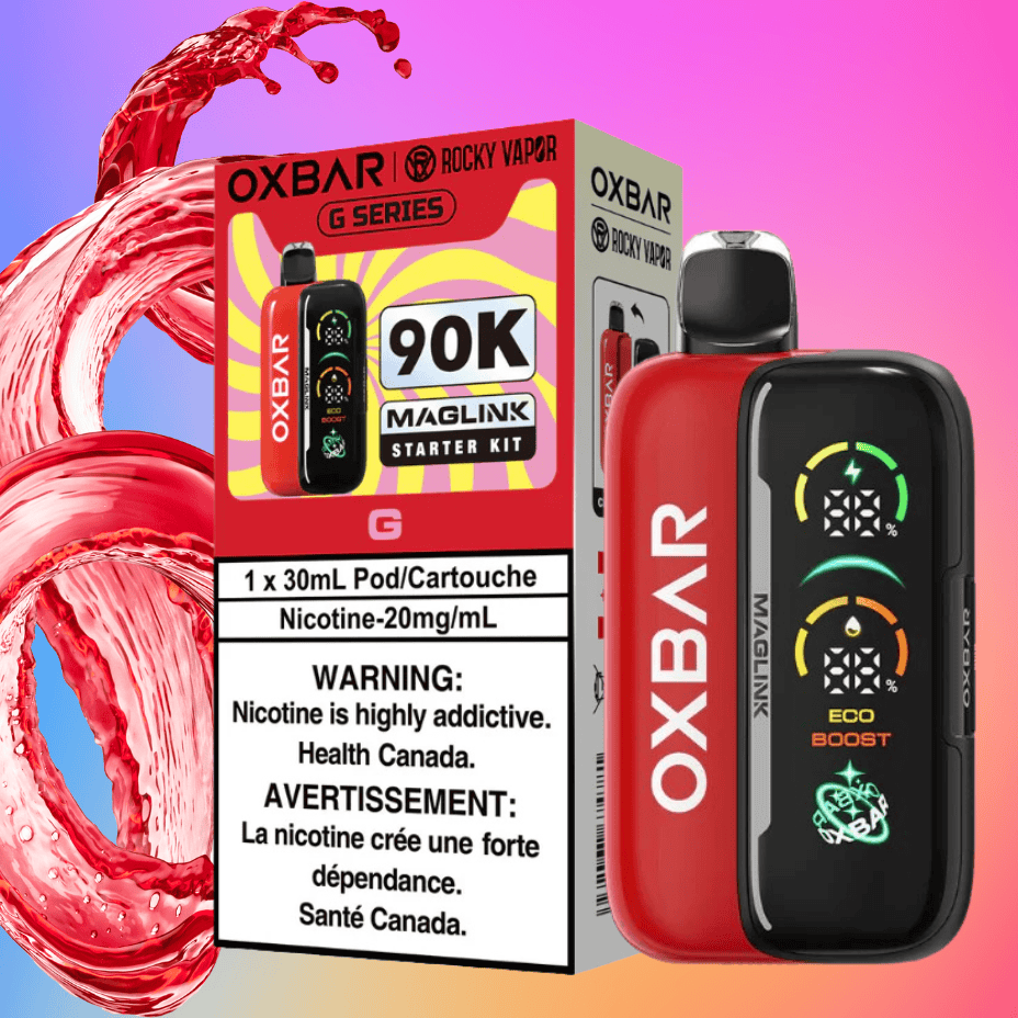 Oxbar Maglink 90K Kit-G 20mg / 30ml Steinbach Vape SuperStore and Bong Shop Manitoba Canada