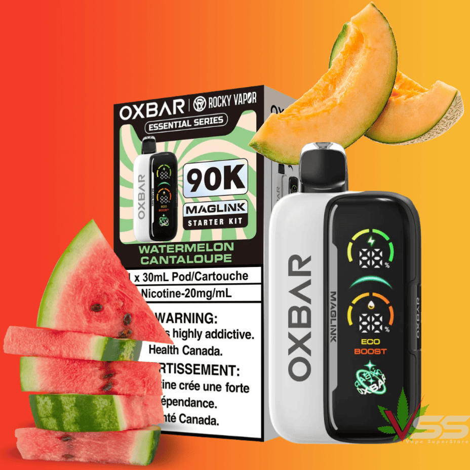 Oxbar Maglink 90K Kit-Watermelon Cantaloupe 20mg / 30ml Steinbach Vape SuperStore and Bong Shop Manitoba Canada