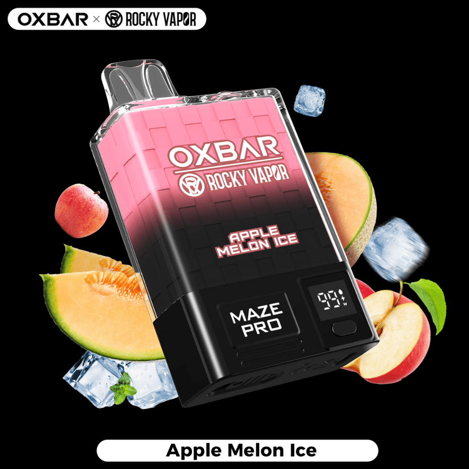 OXBAR Maze PRO 10,000 Disposable Vape-Apple Melon Ice 20mg / 10000Puffs Steinbach Vape SuperStore and Bong Shop Manitoba Canada