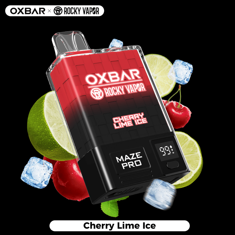 OXBAR Maze PRO 10,000 Disposable Vape-Cherry Lime Ice 20mg / 10000Puffs Steinbach Vape SuperStore and Bong Shop Manitoba Canada