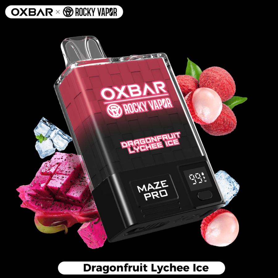 OXBAR Maze PRO 10,000 Disposable Vape-Dragonfruit Lychee Ice 20mg / 10000Puffs Steinbach Vape SuperStore and Bong Shop Manitoba Canada