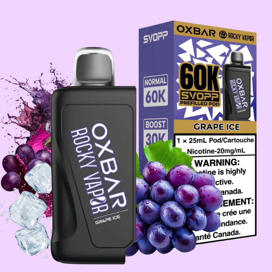 Oxbar SVOPP 60k pod-Grape Ice Steinbach Vape SuperStore and Bong Shop Manitoba Canada