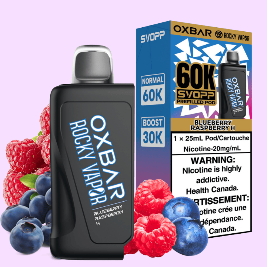 Oxbar SVOPP 60k Pods-Blueberry Raspberry Steinbach Vape SuperStore and Bong Shop Manitoba Canada