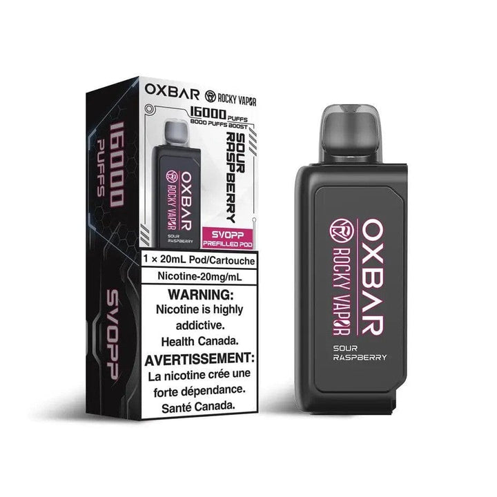 Oxbar SVOPP Pod - Sour Raspberry Steinbach Vape SuperStore and Bong Shop Manitoba Canada