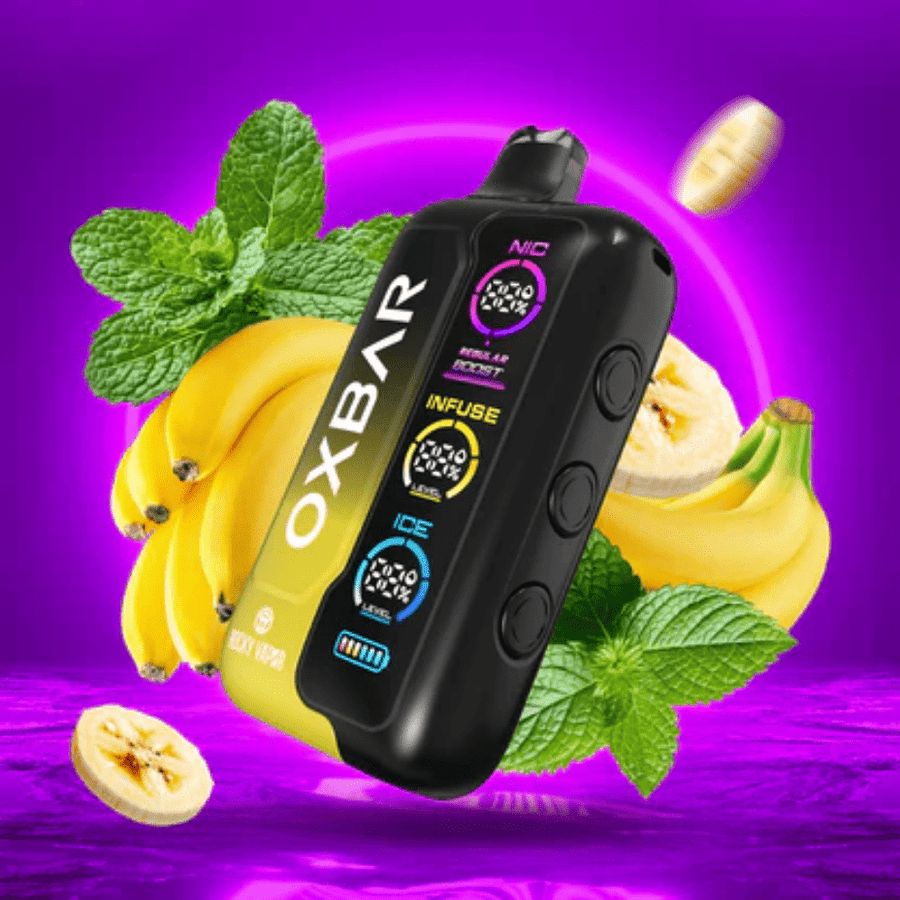 Oxbar Tri-Fusion 45k Disposable Vape - Banana Ice Steinbach Vape SuperStore and Bong Shop Manitoba Canada