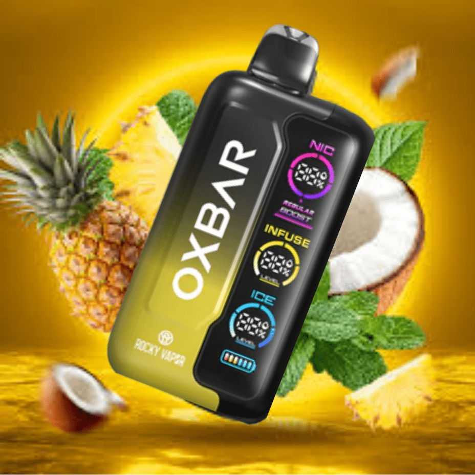 Oxbar Tri-Fusion 45k Disposable Vape-Pineapple Coconut Ice Disposable Steinbach Vape SuperStore and Bong Shop Manitoba Canada