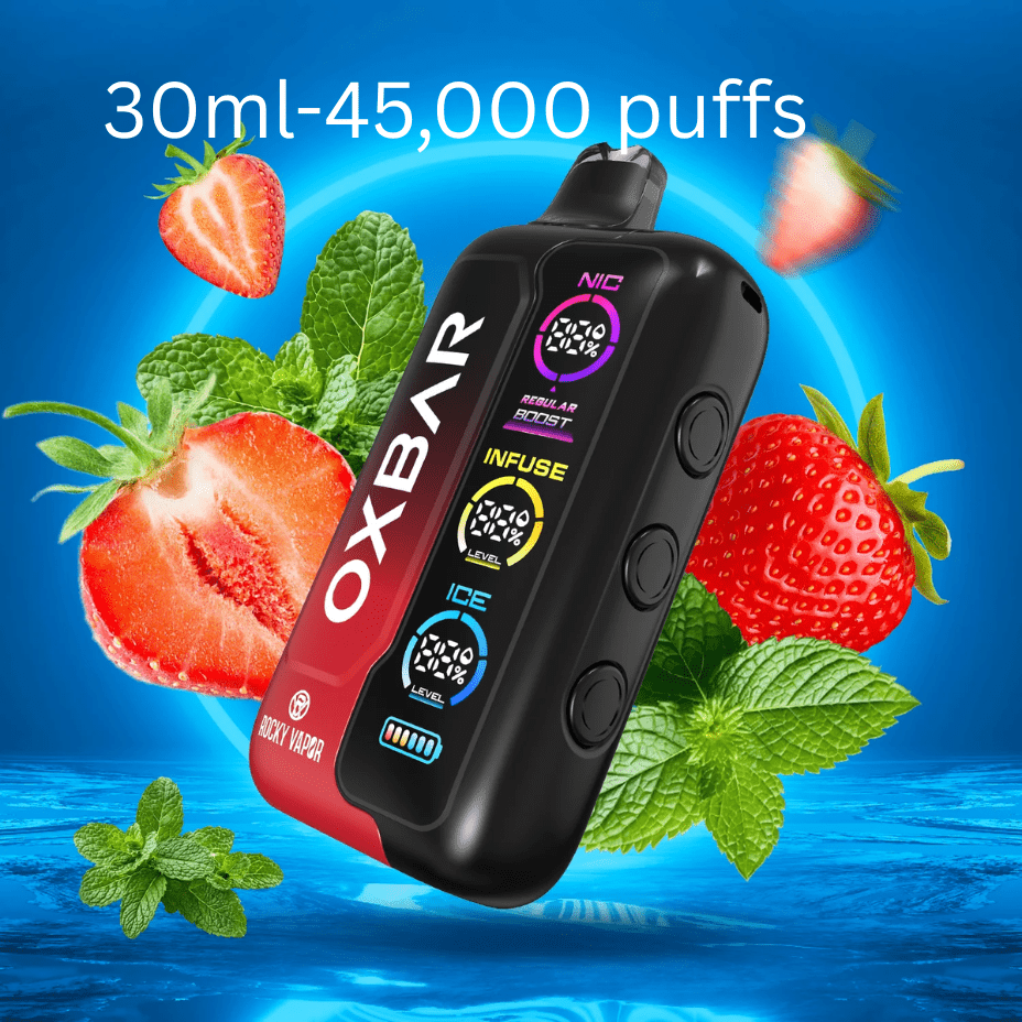 Oxbar Tri-Fusion 45k Disposable Vape-Strawberry H Disposable Steinbach Vape SuperStore and Bong Shop Manitoba Canada