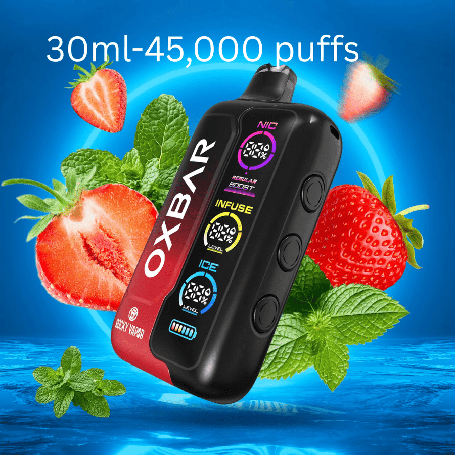 Oxbar Tri-Fusion 45k Disposable Vape-Strawberry H Disposable Steinbach Vape SuperStore and Bong Shop Manitoba Canada